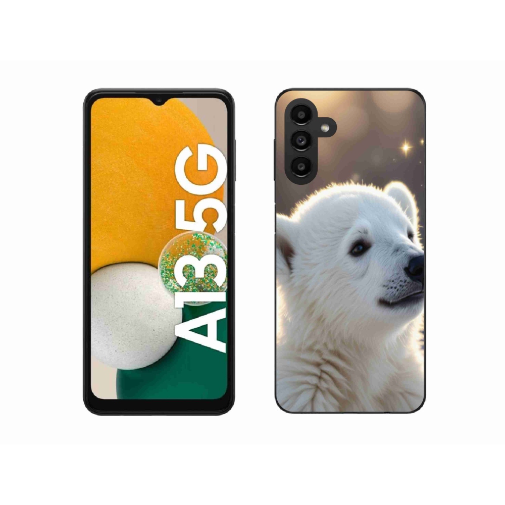 Gelový kryt mmCase na Samsung Galaxy A13 5G - lední medvěd