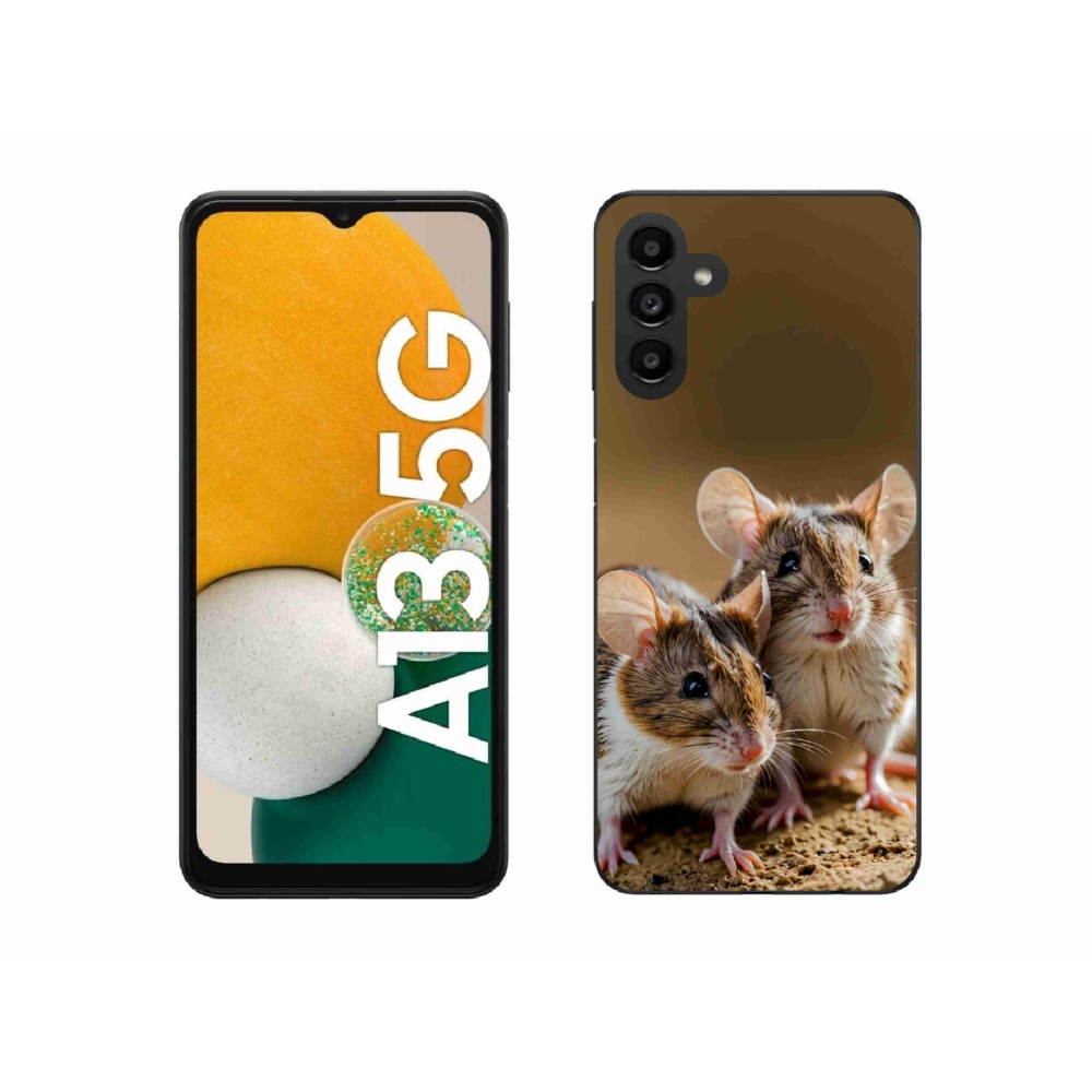 Gelový kryt mmCase na Samsung Galaxy A13 5G - myší duo