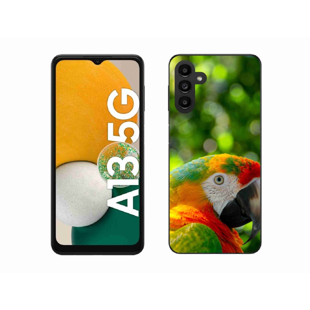 Gelový kryt mmCase na Samsung Galaxy A13 5G - papoušek ara 3
