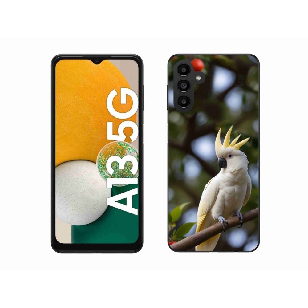Gelový kryt mmCase na Samsung Galaxy A13 5G - papoušek kakadu 3