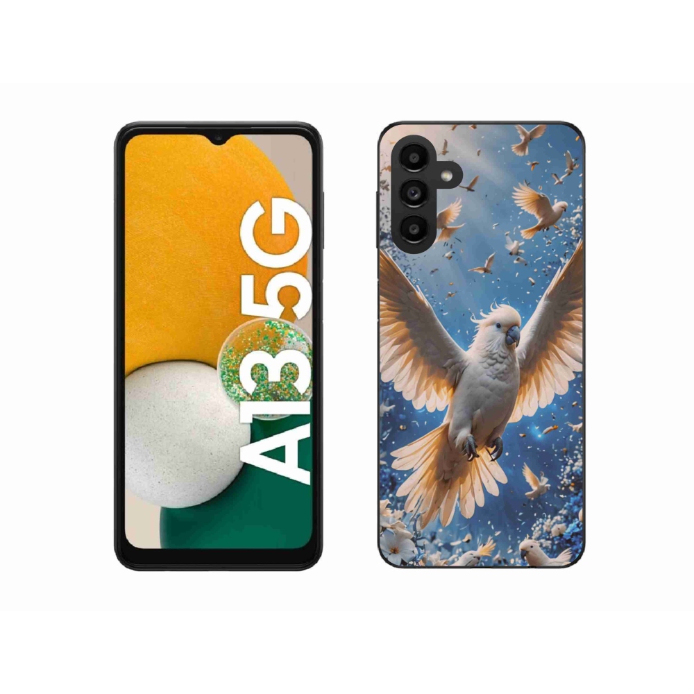 Gelový kryt mmCase na Samsung Galaxy A13 5G - papoušek kakadu