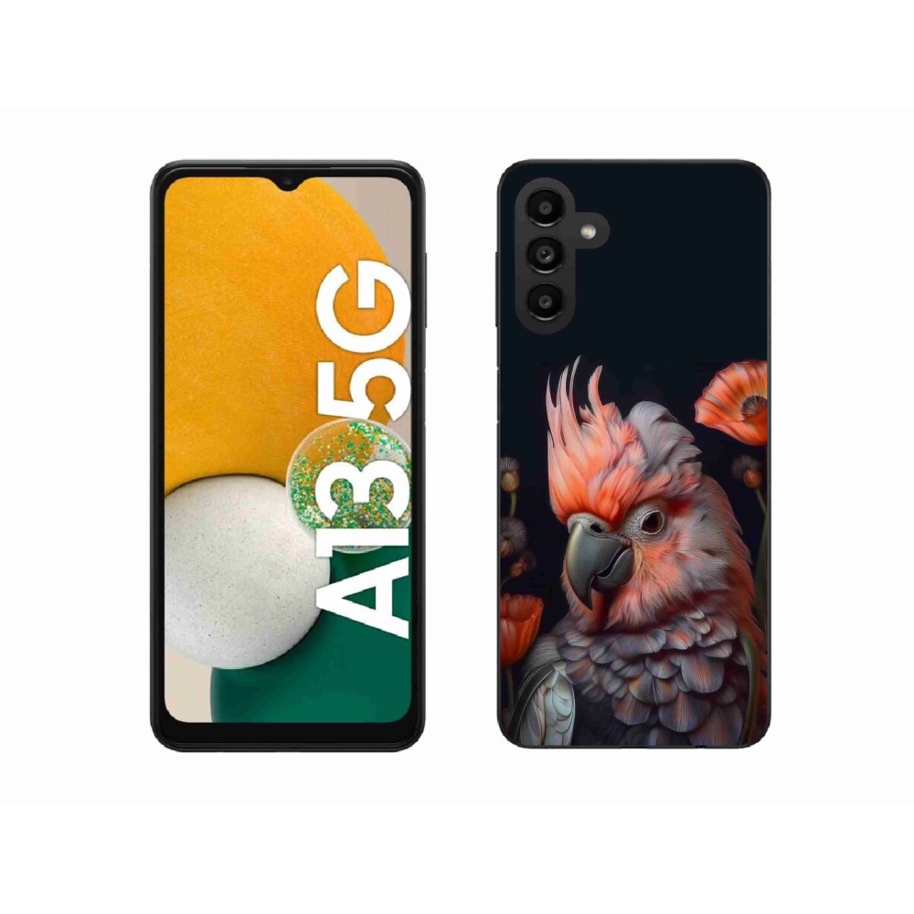 Gelový kryt mmCase na Samsung Galaxy A13 5G - papoušek kakadu v barvách