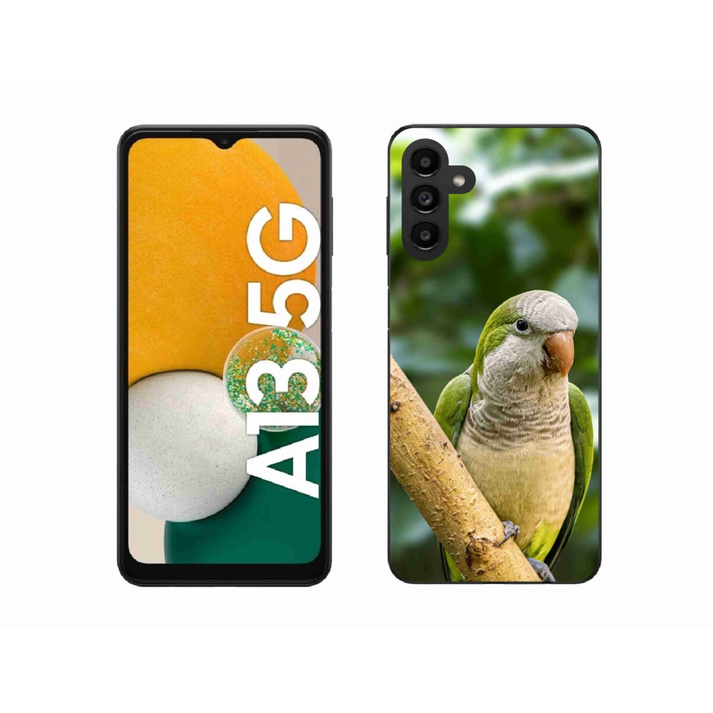 Gelový kryt mmCase na Samsung Galaxy A13 5G - papoušek mníšek