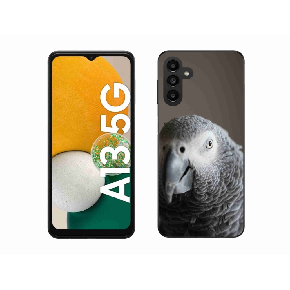 Gelový kryt mmCase na Samsung Galaxy A13 5G - papoušek žako 2