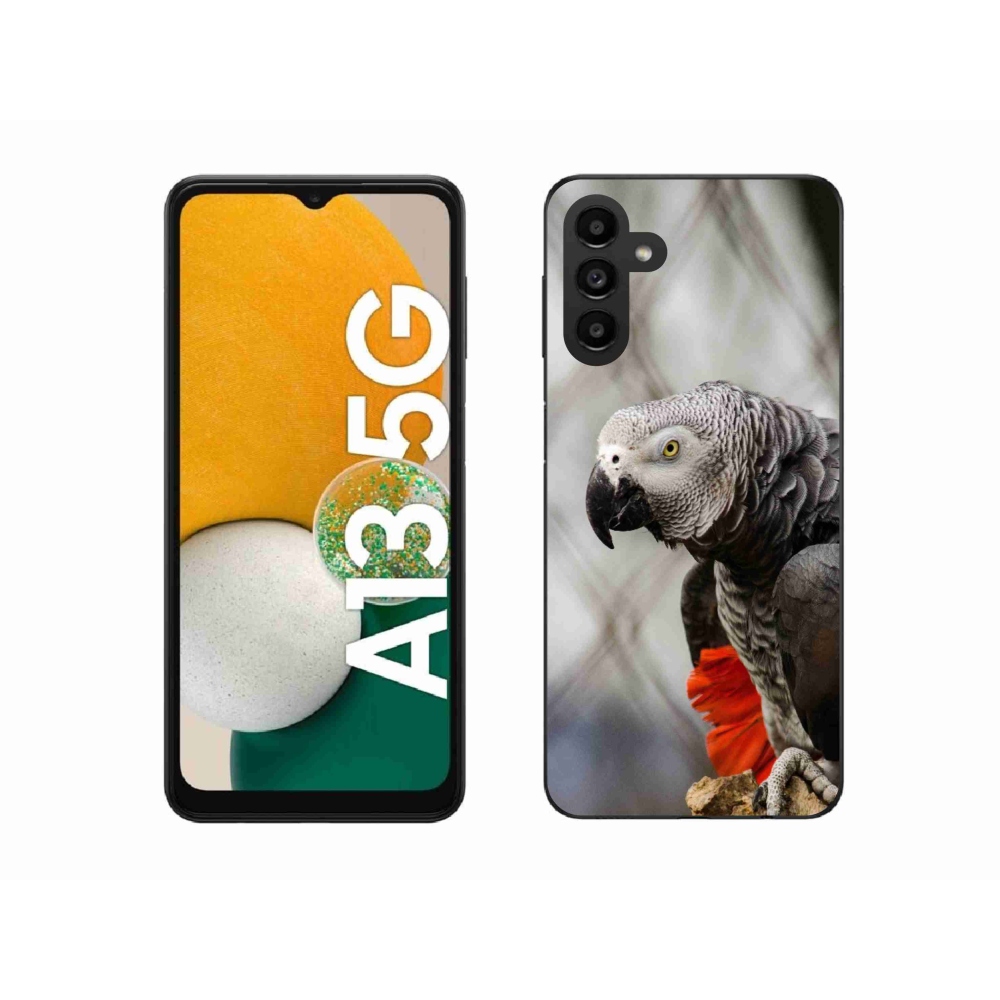 Gelový kryt mmCase na Samsung Galaxy A13 5G - papoušek žako 3