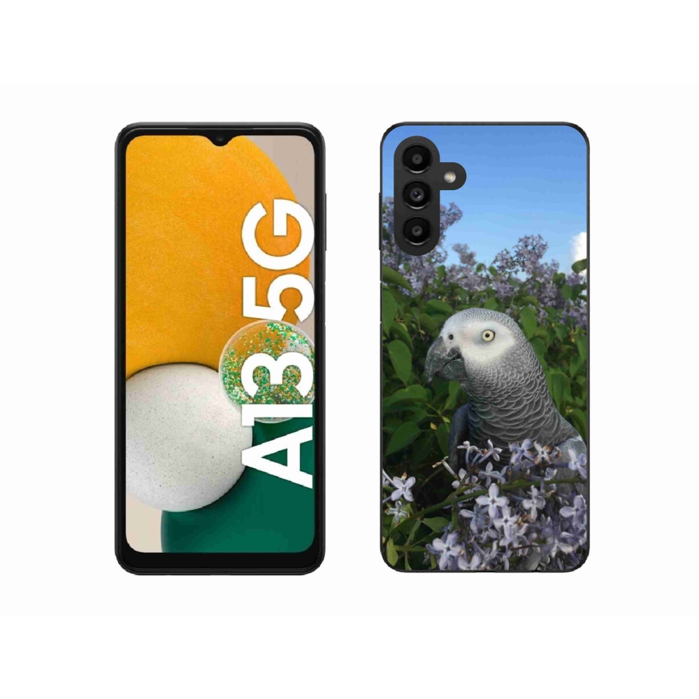 Gelový kryt mmCase na Samsung Galaxy A13 5G - papoušek žako