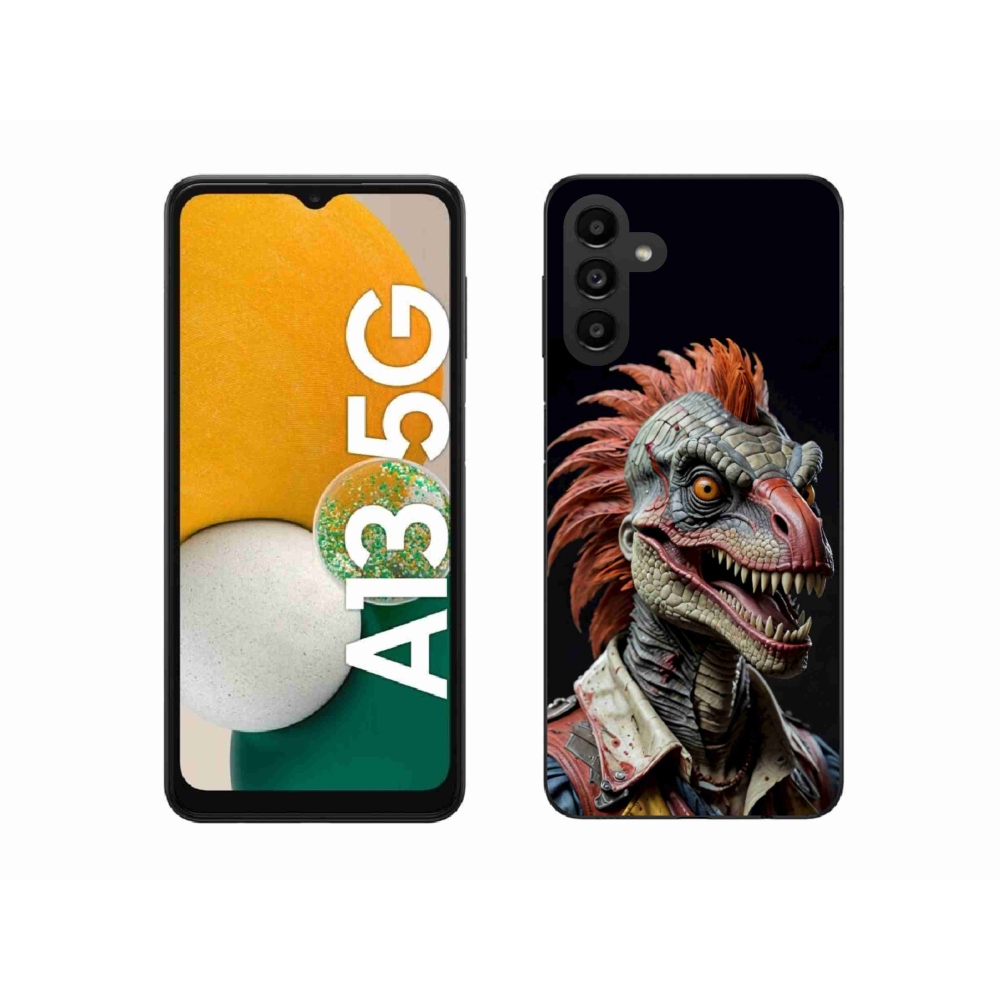Gelový kryt mmCase na Samsung Galaxy A13 5G - punk dinosaurus