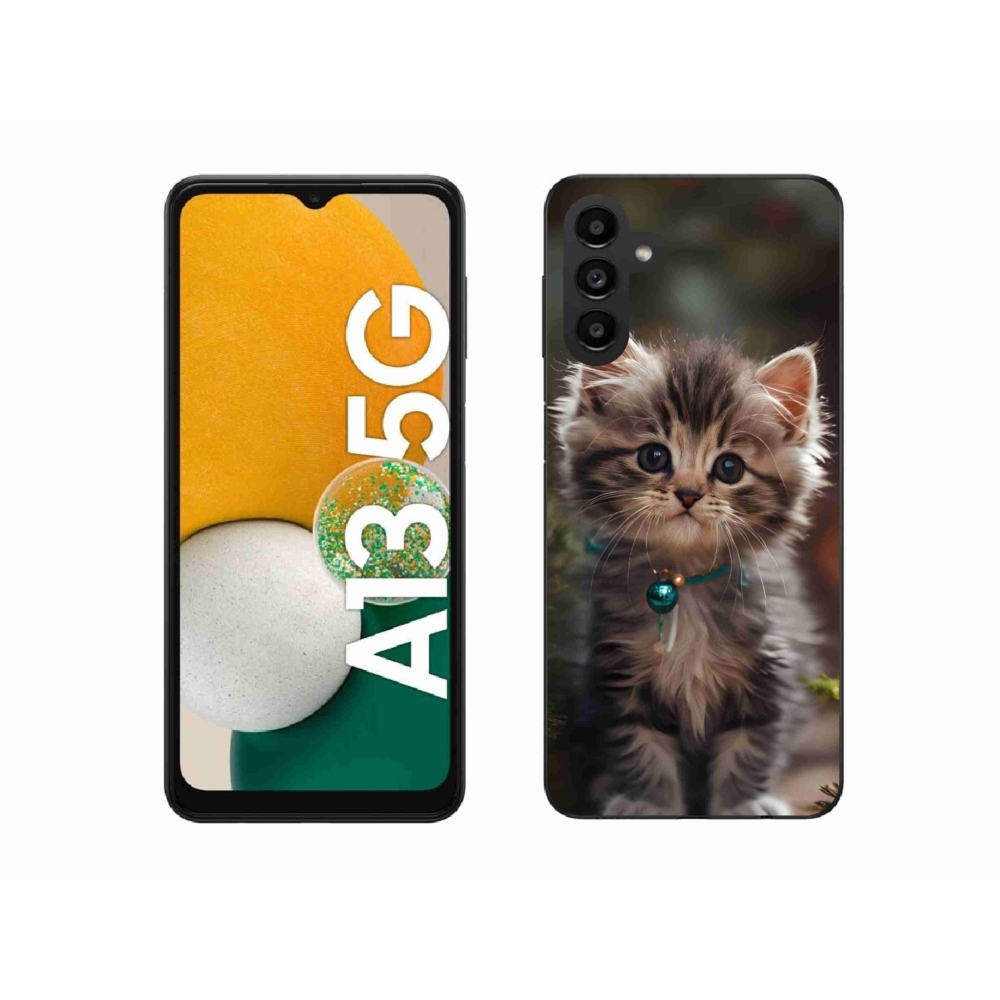 Gelový kryt mmCase na Samsung Galaxy A13 5G - roztomilé kotě 11