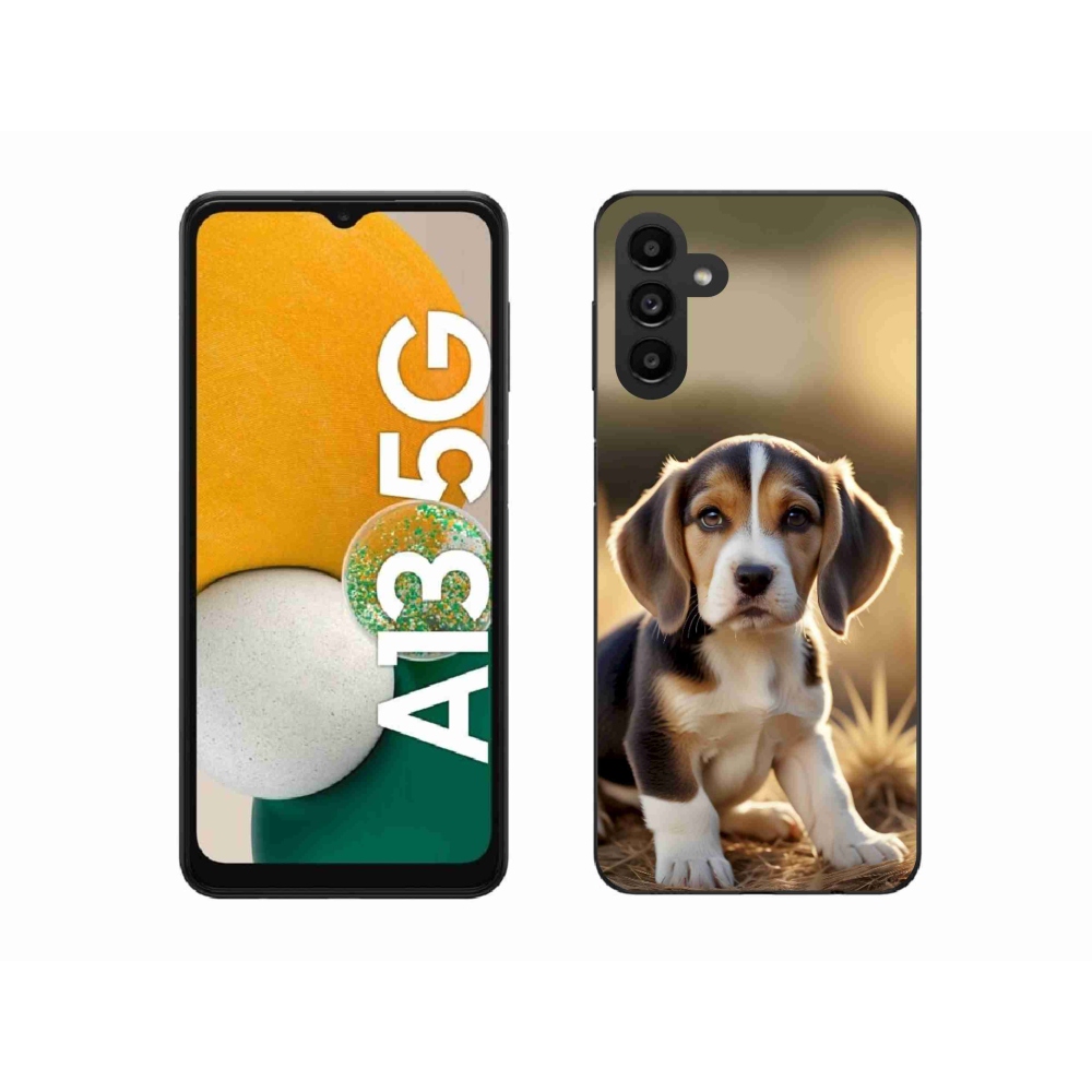 Gelový kryt mmCase na Samsung Galaxy A13 5G - roztomilý bígl