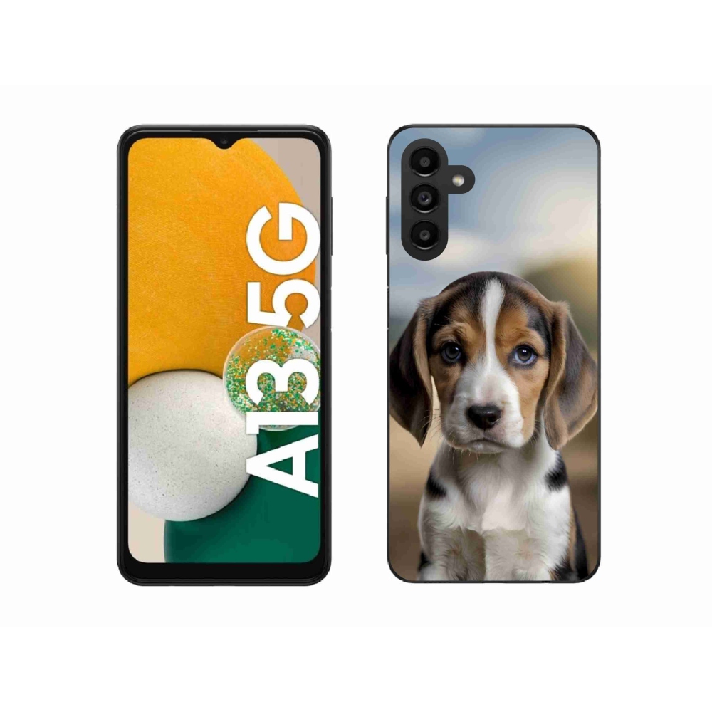 Gelový kryt mmCase na Samsung Galaxy A13 5G - roztomilý bígl