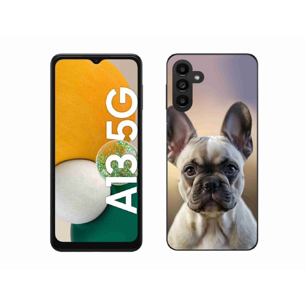 Gelový kryt mmCase na Samsung Galaxy A13 5G - roztomilý francouzský buldoček