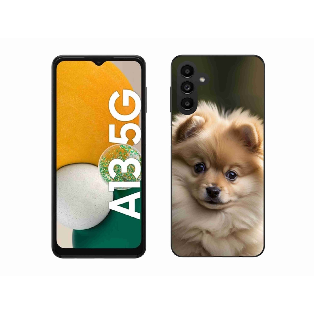 Gelový kryt mmCase na Samsung Galaxy A13 5G - roztomilý pomeranian 2