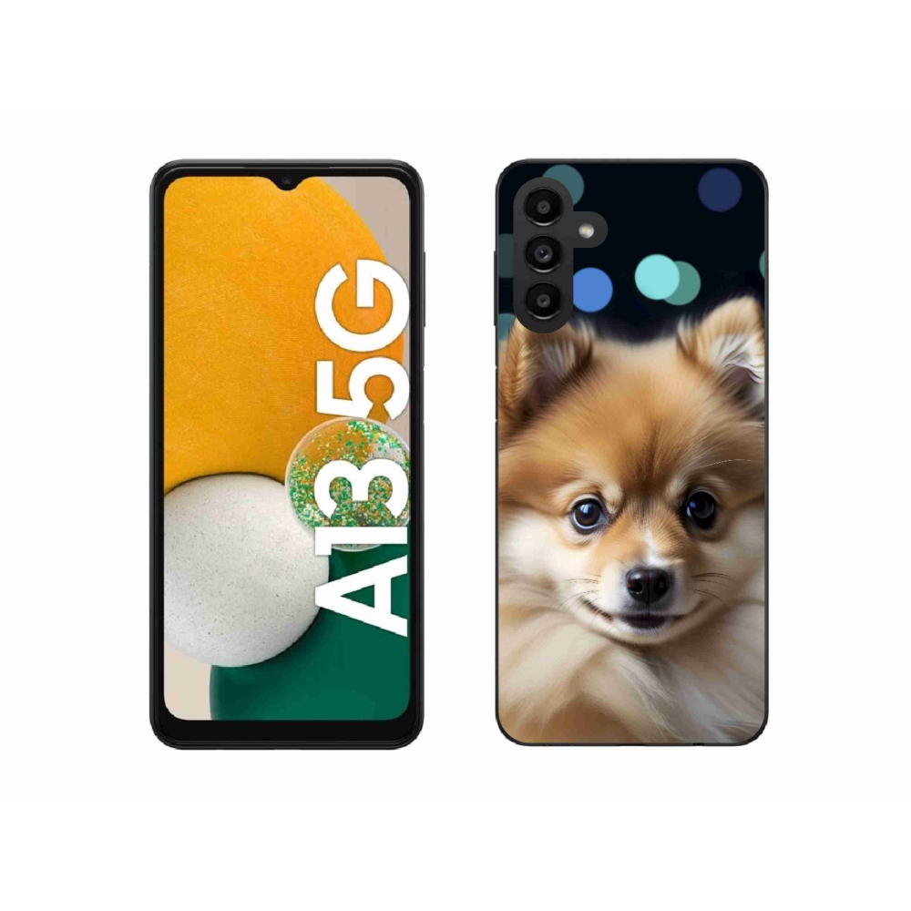 Gelový kryt mmCase na Samsung Galaxy A13 5G - roztomilý pomeranian