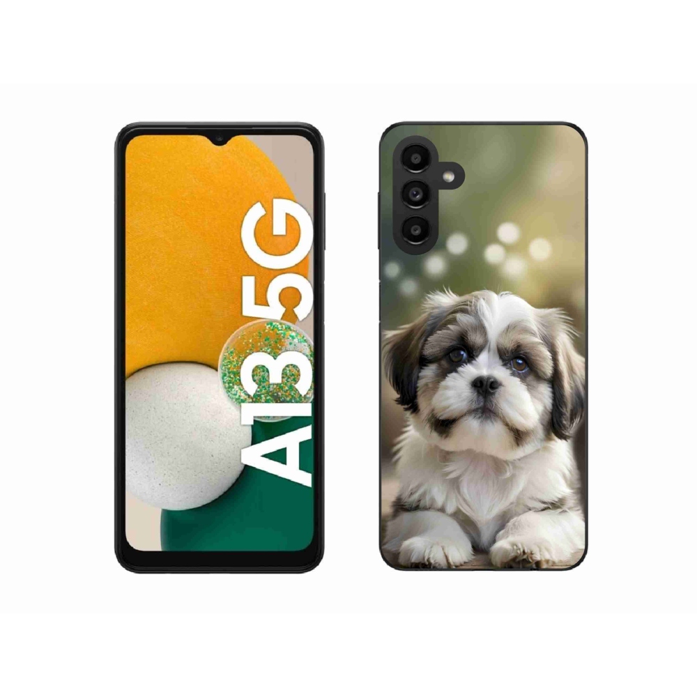 Gelový kryt mmCase na Samsung Galaxy A13 5G - roztomilý shih-tzu