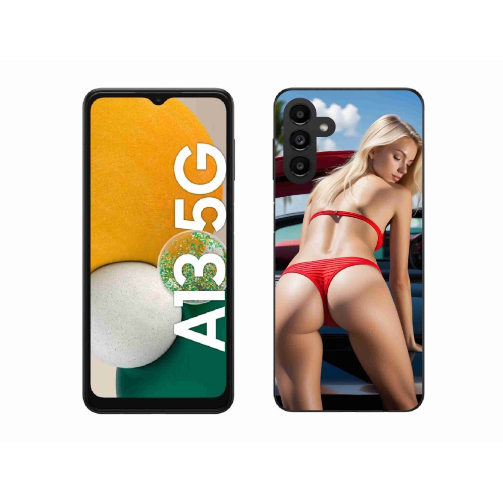 Gelový kryt mmCase na Samsung Galaxy A13 5G - sexy žena 2