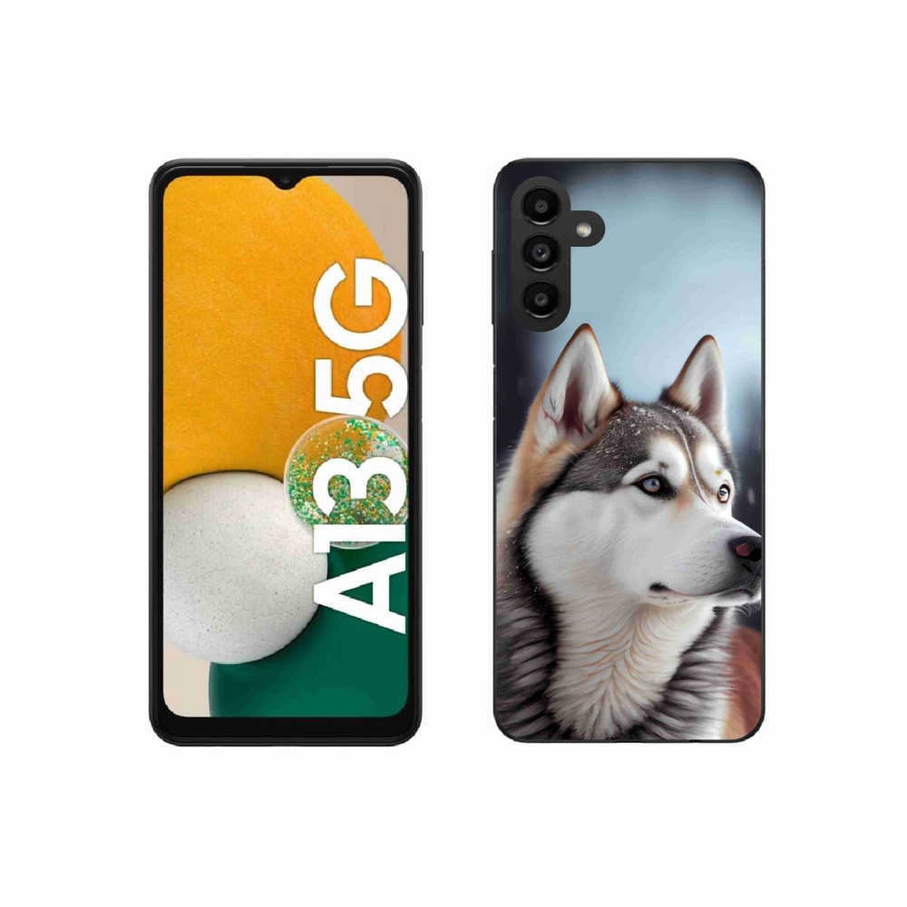 Gelový kryt mmCase na Samsung Galaxy A13 5G - sibiřský husky