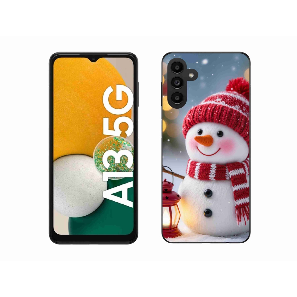 Gelový kryt mmCase na Samsung Galaxy A13 5G - sněhulák 2