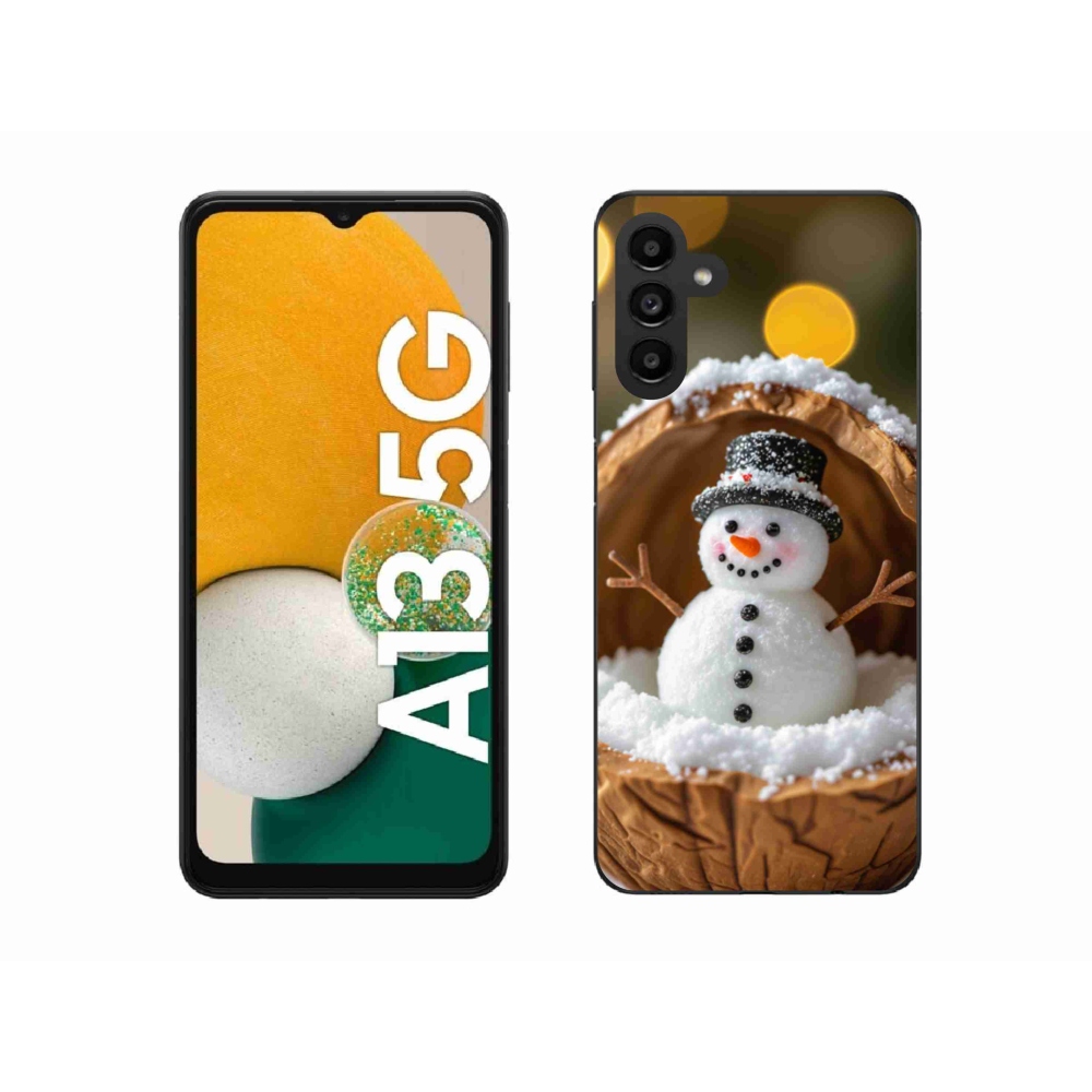 Gelový kryt mmCase na Samsung Galaxy A13 5G - sněhulák 4