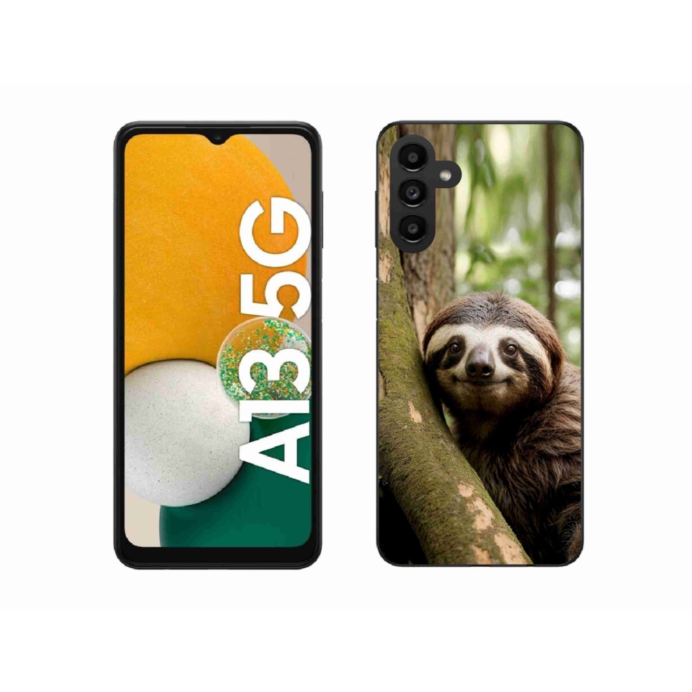 Gelový kryt mmCase na Samsung Galaxy A13 5G - usměvavý lenochod
