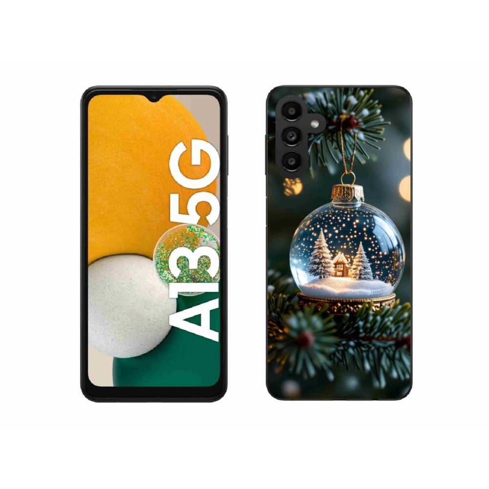 Gelový kryt mmCase na Samsung Galaxy A13 5G - vánoční koule 2