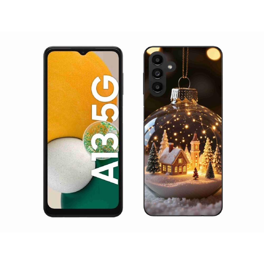 Gelový kryt mmCase na Samsung Galaxy A13 5G - vánoční koule 3