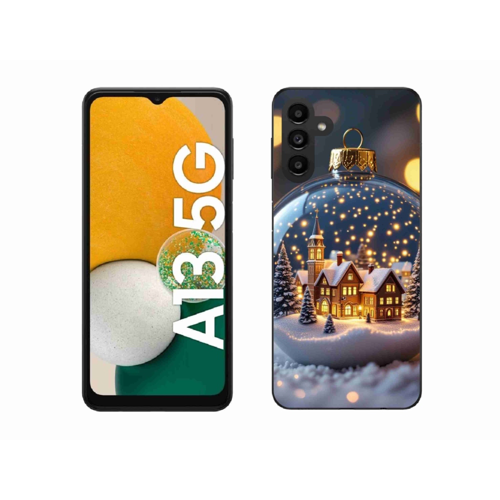 Gelový kryt mmCase na Samsung Galaxy A13 5G - vánoční koule 4
