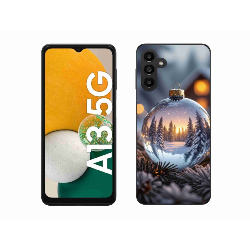 Gelový kryt mmCase na Samsung Galaxy A13 5G - vánoční ozdoba
