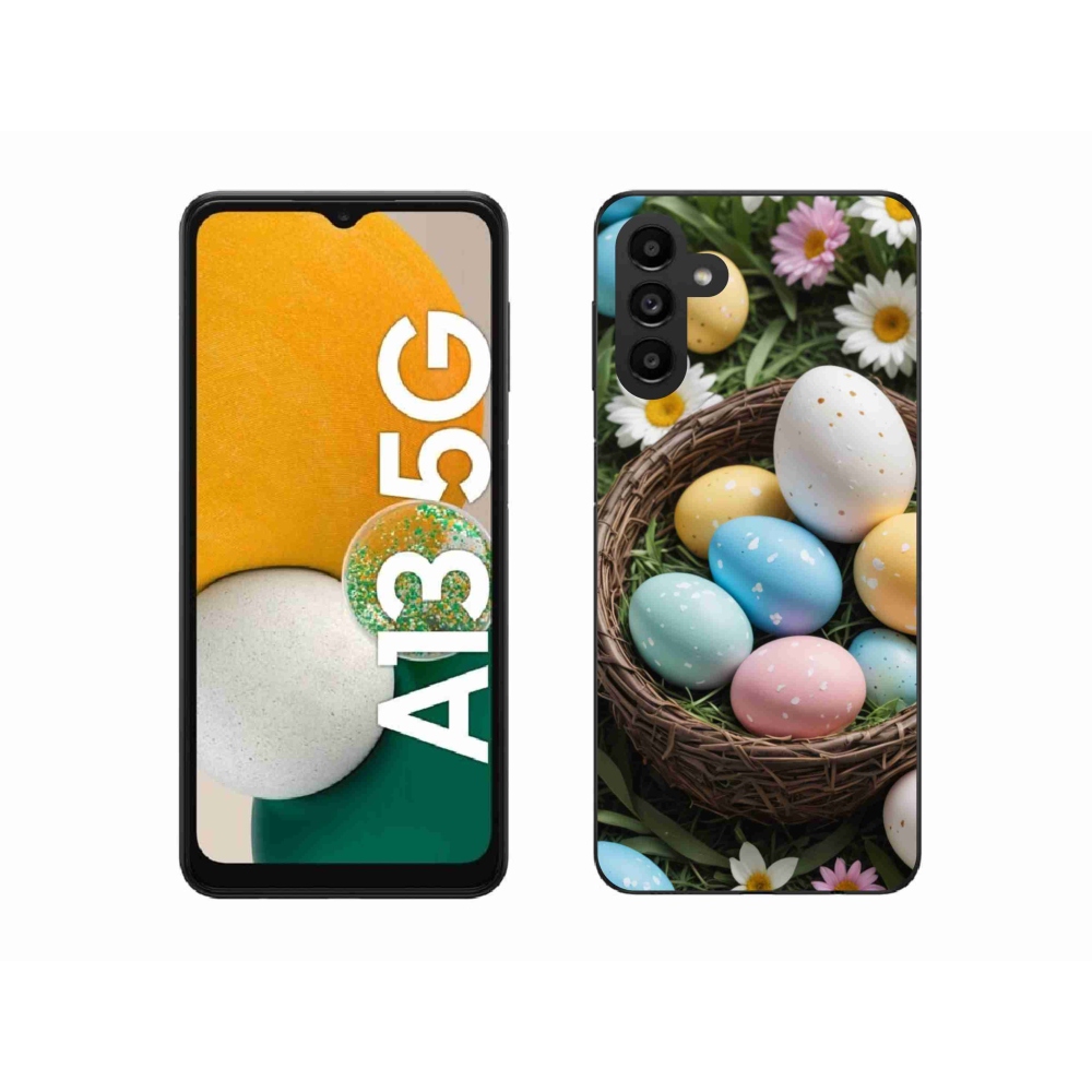 Gelový kryt mmCase na Samsung Galaxy A13 5G - velikonoční vajíčka 2