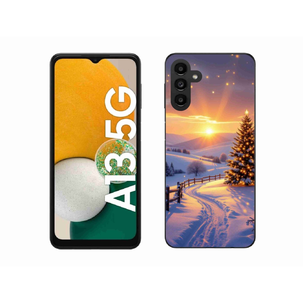 Gelový kryt mmCase na Samsung Galaxy A13 5G - zimní krajina