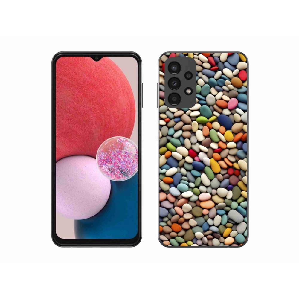 Gelový kryt mmCase na Samsung Galaxy A13 - barevné kamínky 2