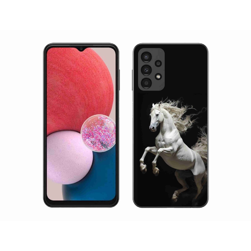 Gelový kryt mmCase na Samsung Galaxy A13 - bílý kůň 4