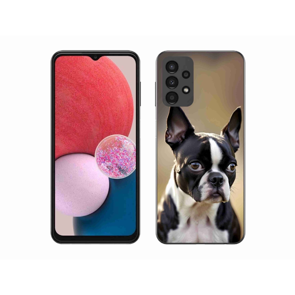 Gelový kryt mmCase na Samsung Galaxy A13 - bostonský teriér