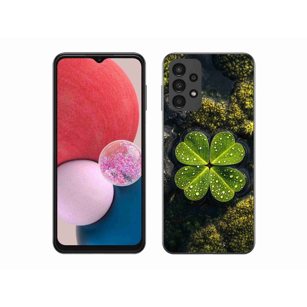 Gelový kryt mmCase na Samsung Galaxy A13 - čtyřlístek