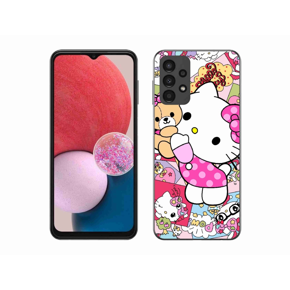 Gelový kryt mmCase na Samsung Galaxy A13 - cute kitty
