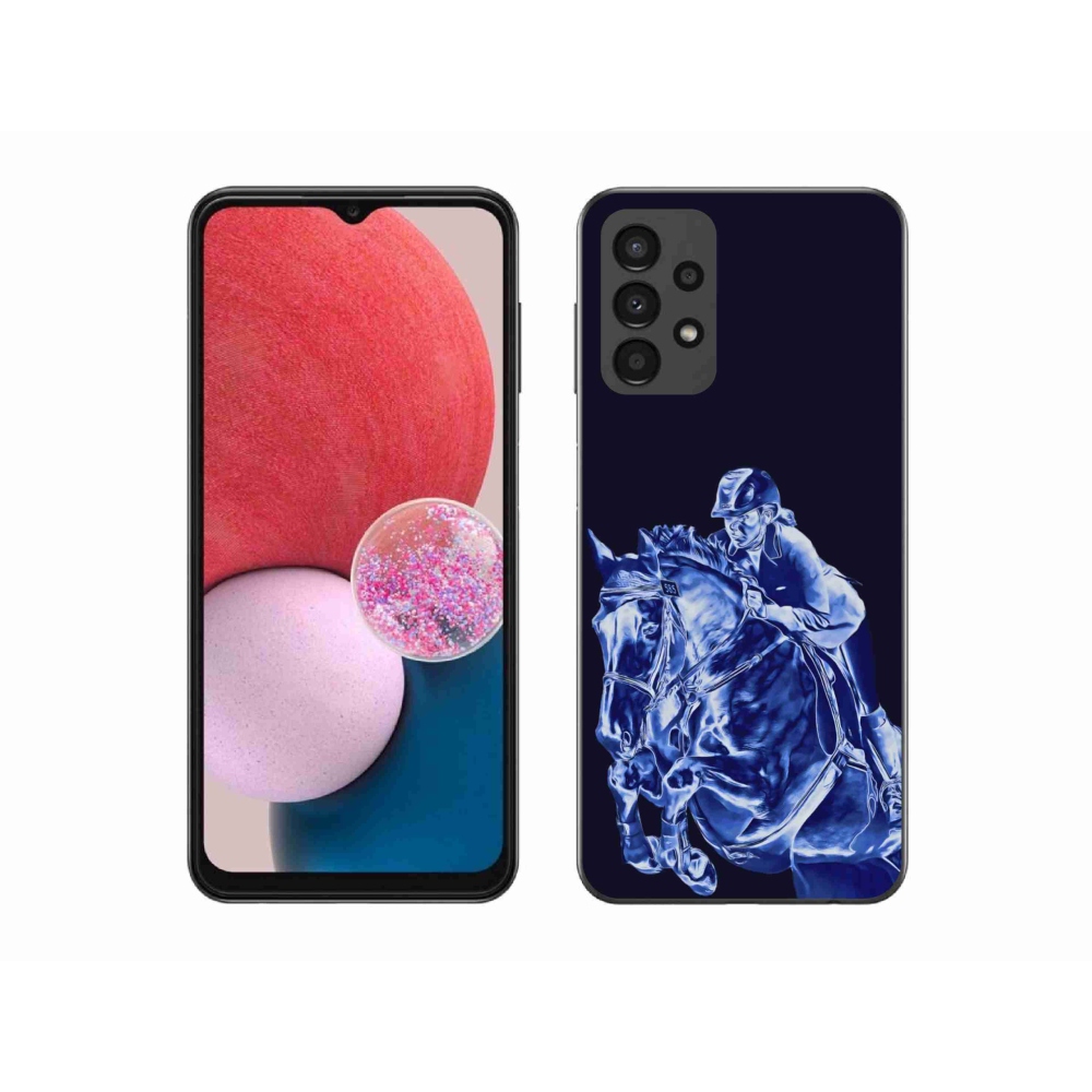 Gelový kryt mmCase na Samsung Galaxy A13 - dostihový kůň