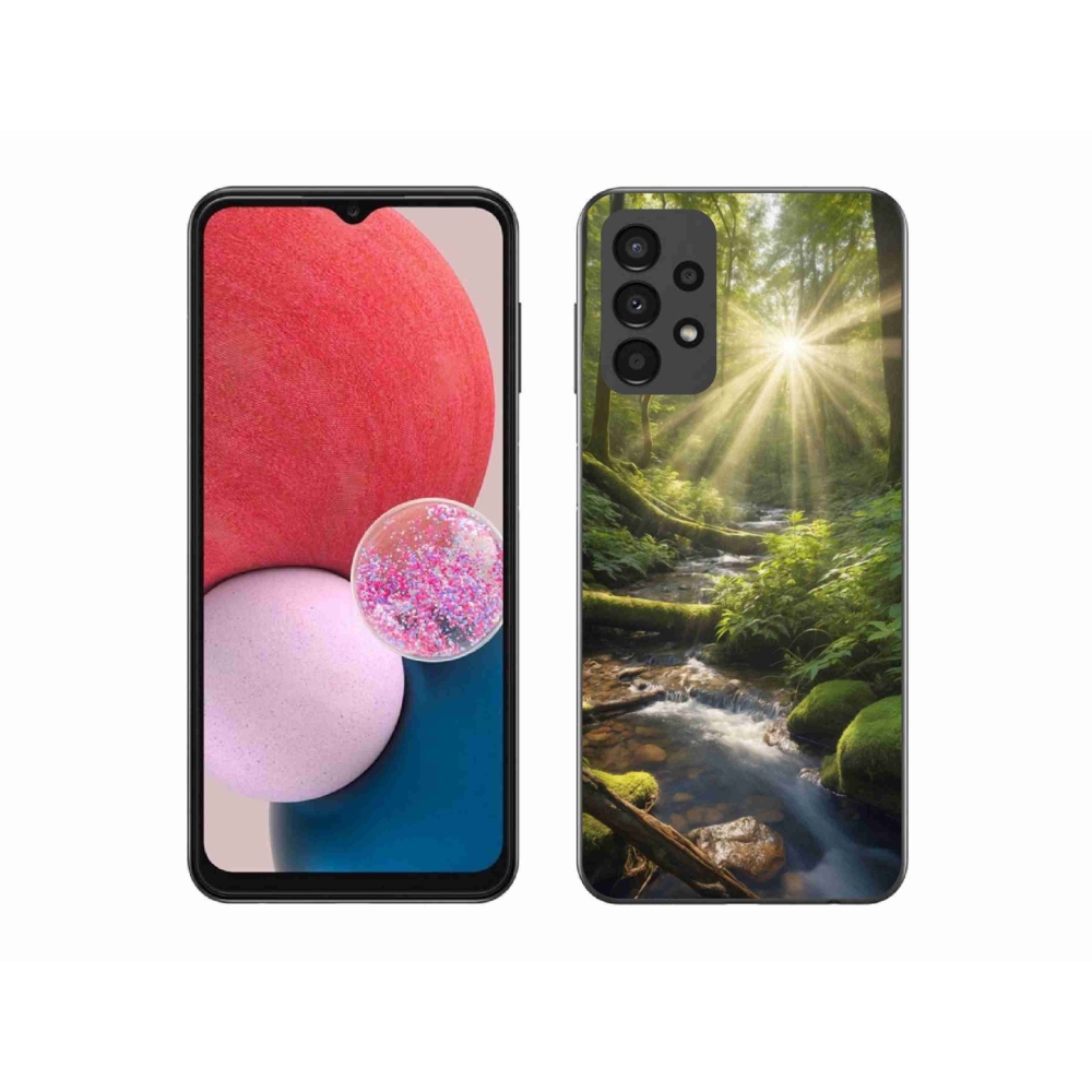 Gelový kryt mmCase na Samsung Galaxy A13 - hlubina lesa