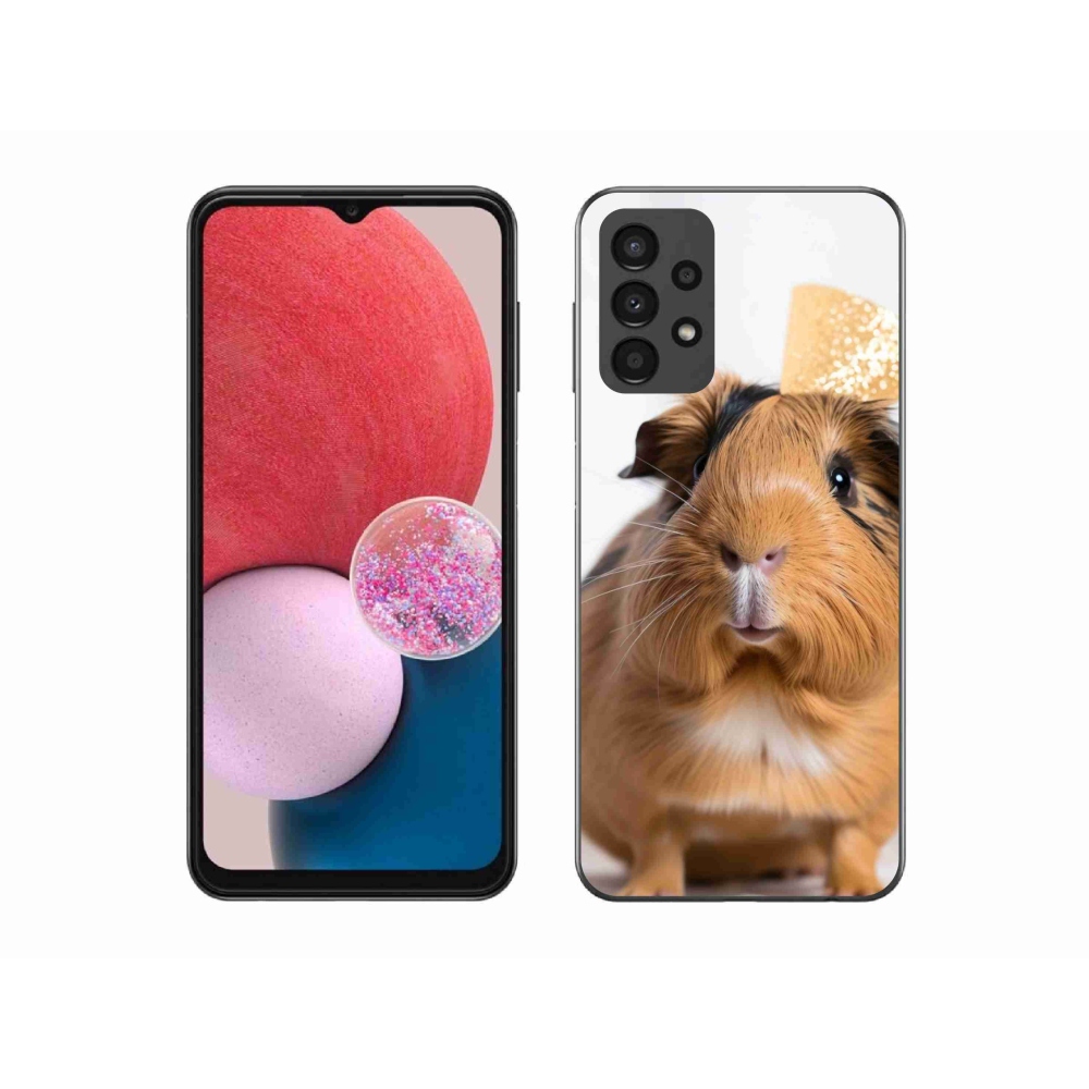 Gelový kryt mmCase na Samsung Galaxy A13 - hnědé morče