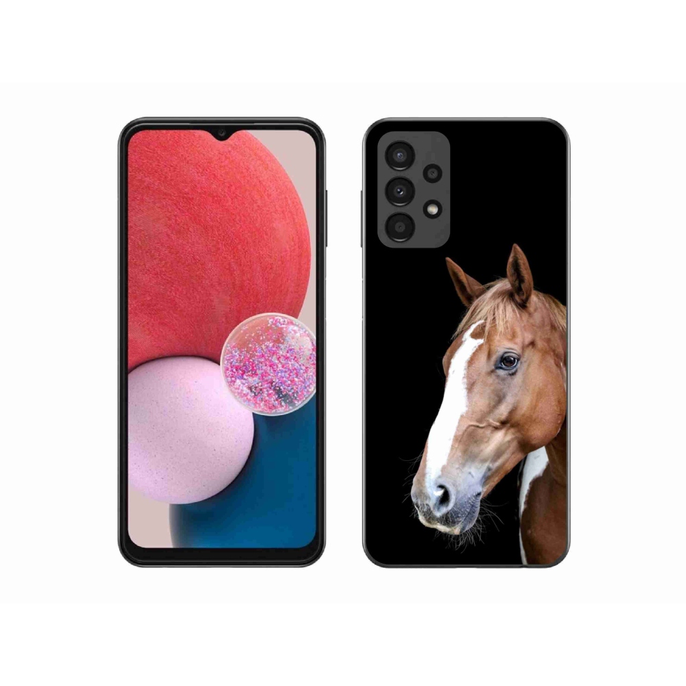 Gelový kryt mmCase na Samsung Galaxy A13 - hnědý kůň 3