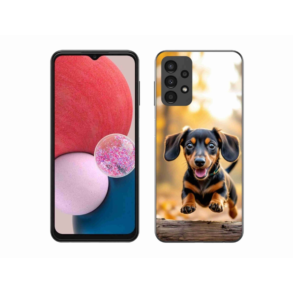 Gelový kryt mmCase na Samsung Galaxy A13 - jezevčík 2