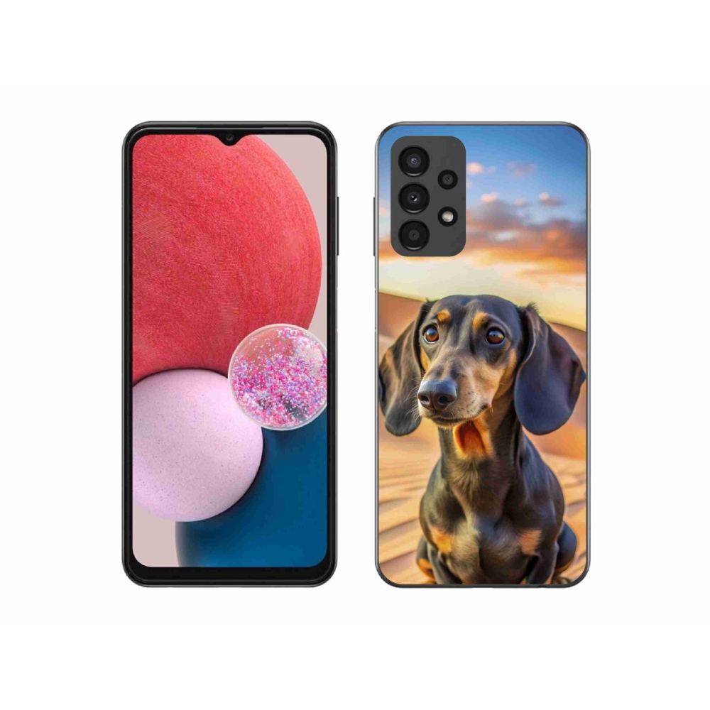 Gelový kryt mmCase na Samsung Galaxy A13 - jezevčík 3 