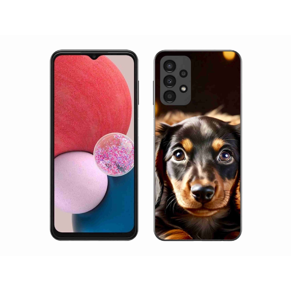 Gelový kryt mmCase na Samsung Galaxy A13 - jezevčík