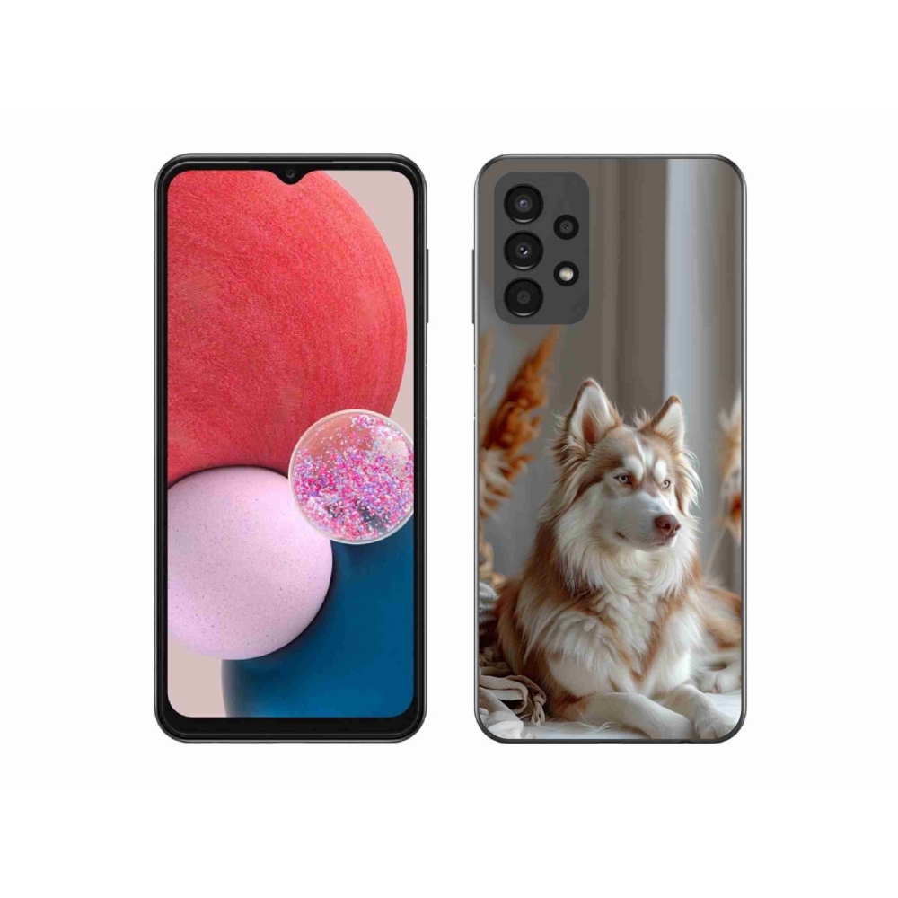 Gelový kryt mmCase na Samsung Galaxy A13 - klidný sibiřský husky