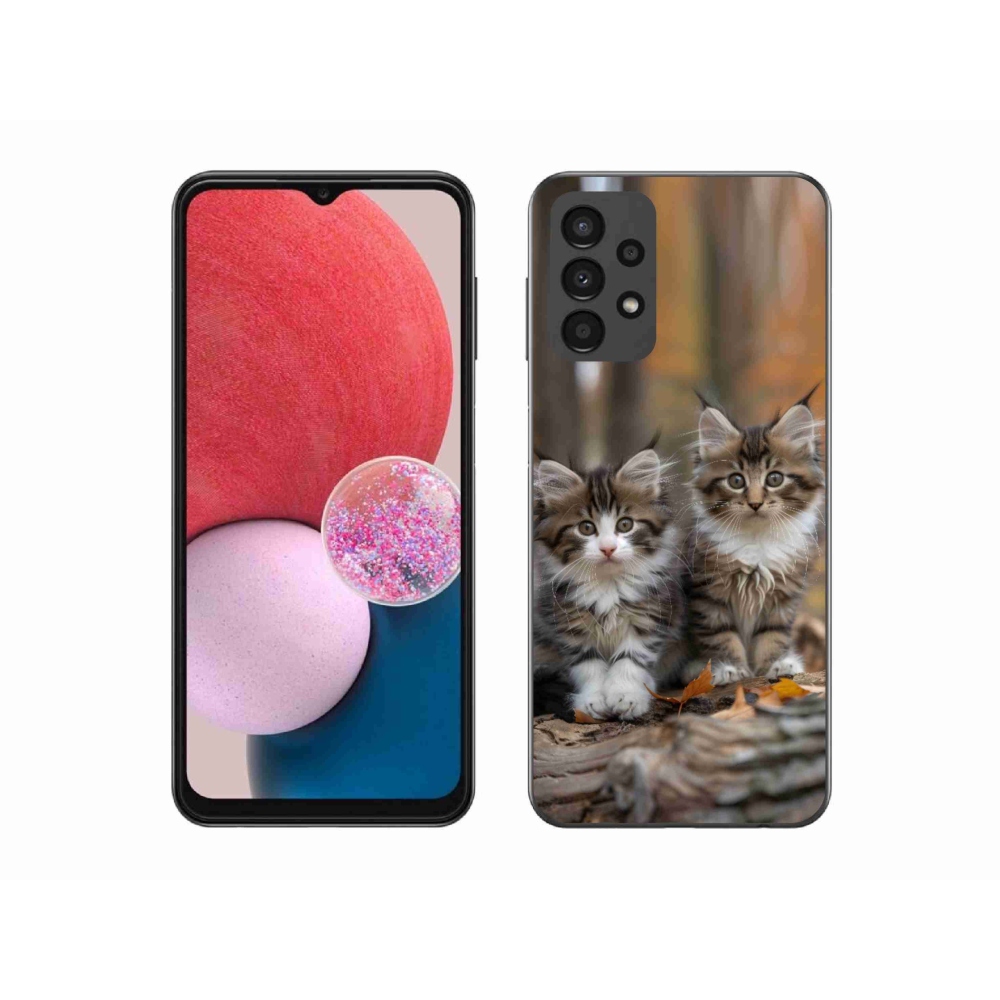 Gelový kryt mmCase na Samsung Galaxy A13 - kočičí duo 3