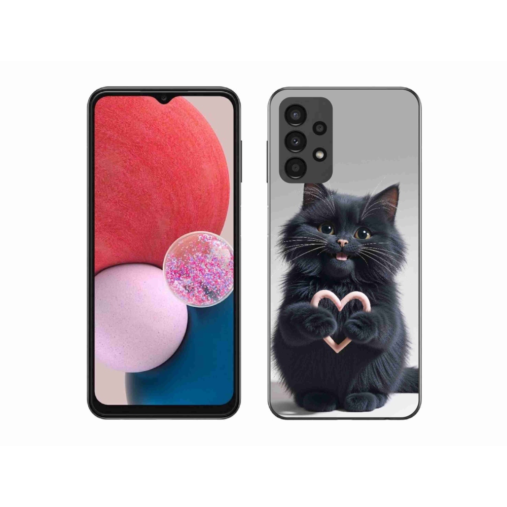 Gelový kryt mmCase na Samsung Galaxy A13 - kočičí láska 3