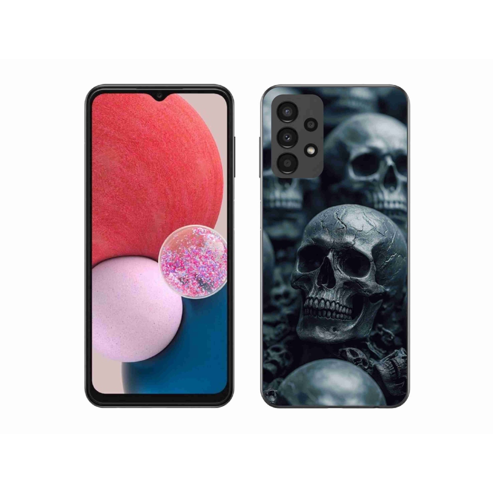 Gelový kryt mmCase na Samsung Galaxy A13 - lebka 2