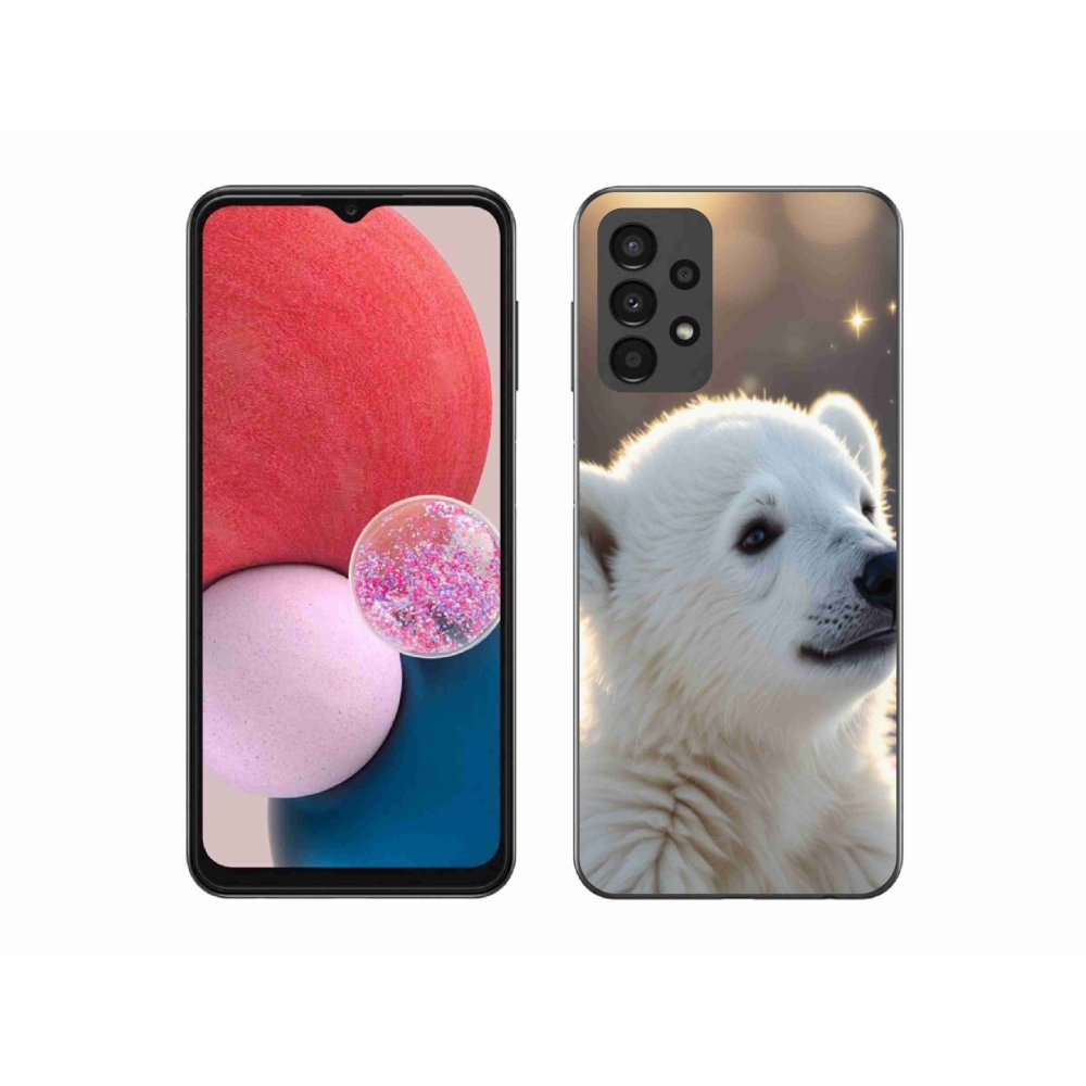 Gelový kryt mmCase na Samsung Galaxy A13 - lední medvěd