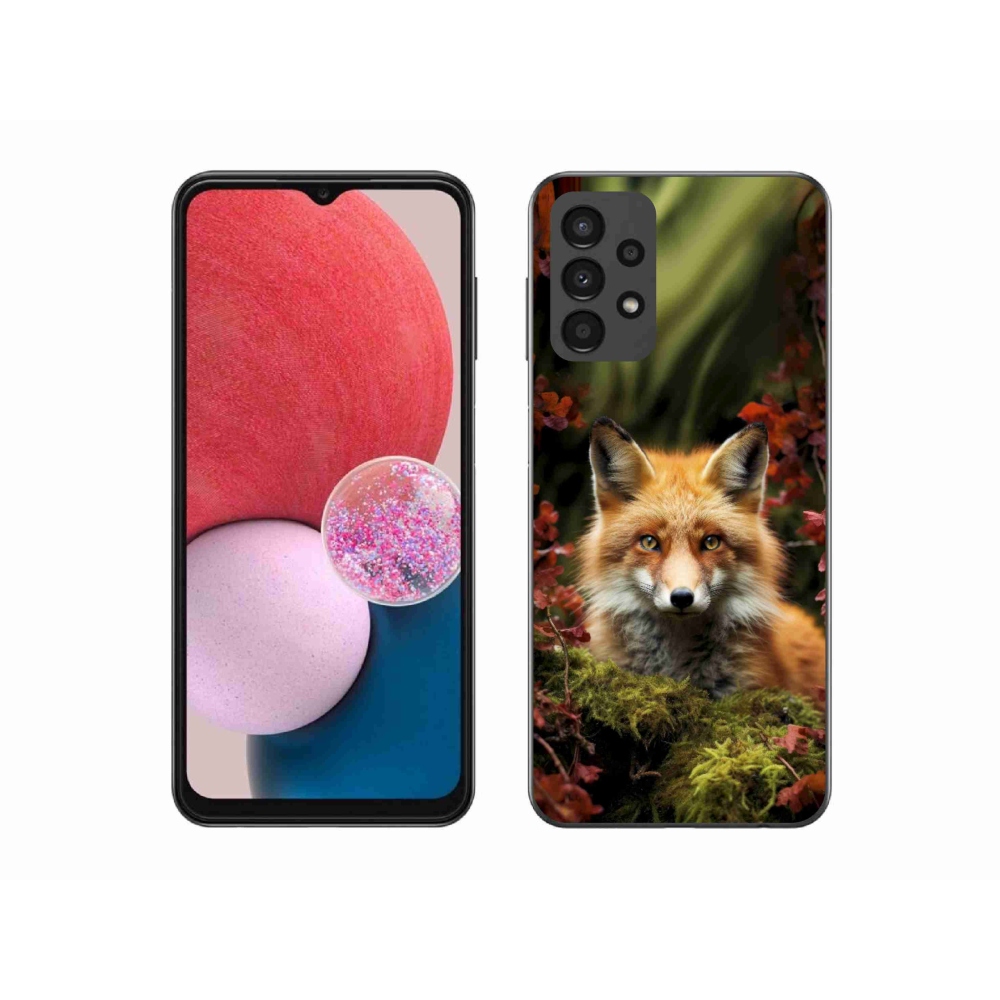 Gelový kryt mmCase na Samsung Galaxy A13 - liška v lese