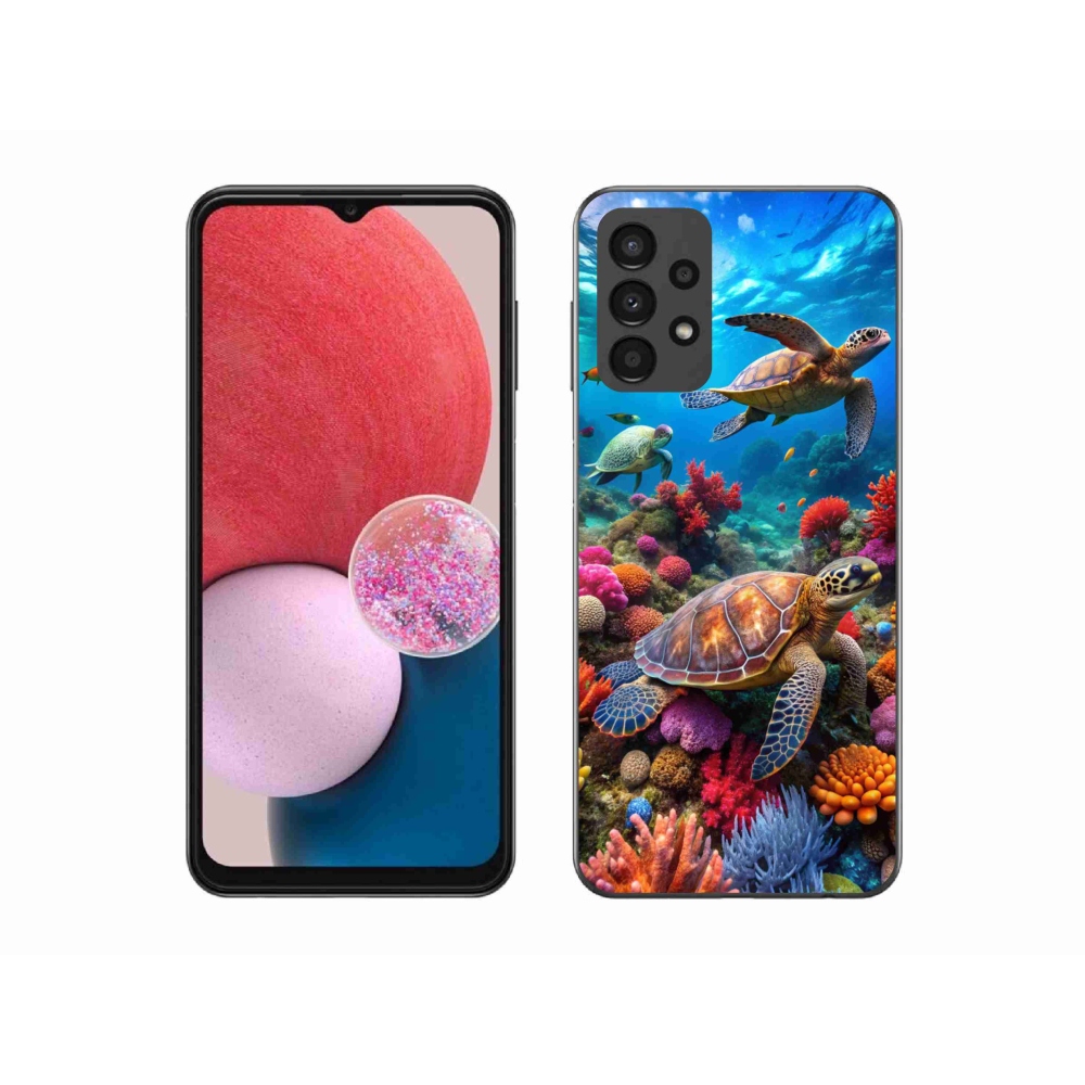 Gelový kryt mmCase na Samsung Galaxy A13 - mořský svět 2