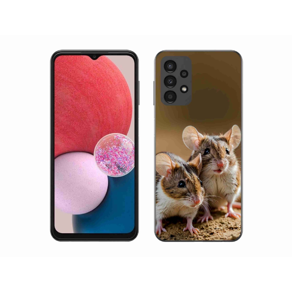 Gelový kryt mmCase na Samsung Galaxy A13 - myší duo