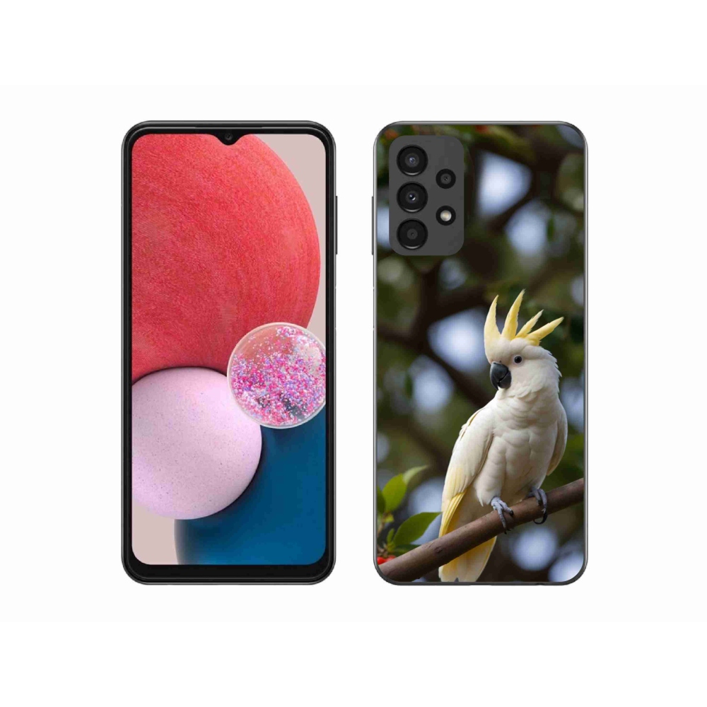Gelový kryt mmCase na Samsung Galaxy A13 - papoušek kakadu 3